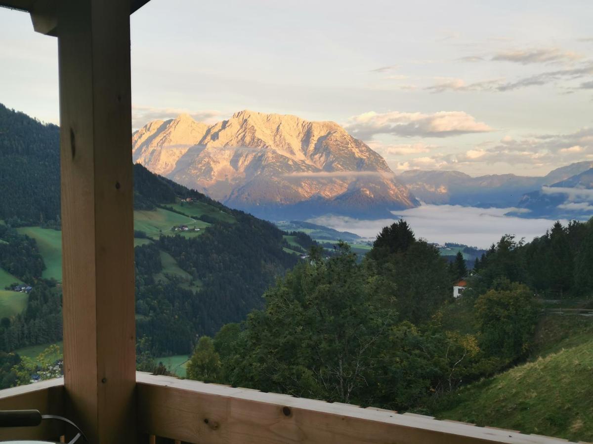 Bergblick Hollnhof Apartment Donnersbach ภายนอก รูปภาพ