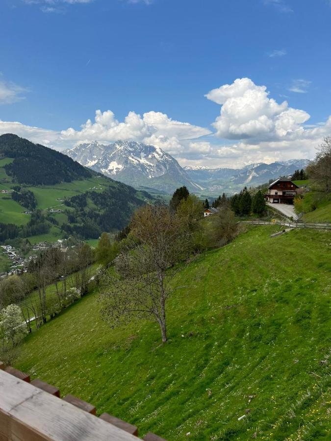 Bergblick Hollnhof Apartment Donnersbach ภายนอก รูปภาพ